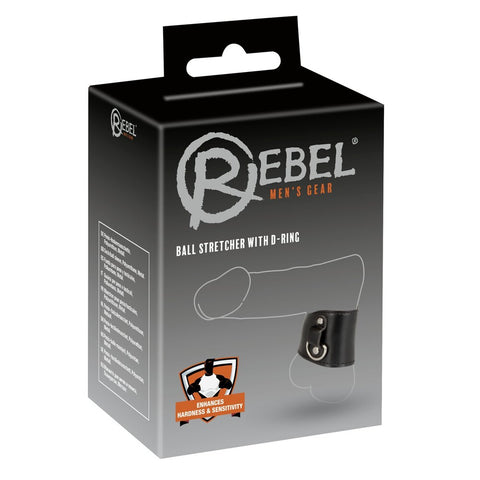 Rebel Mens Gear Ball Stretcher With D Ring