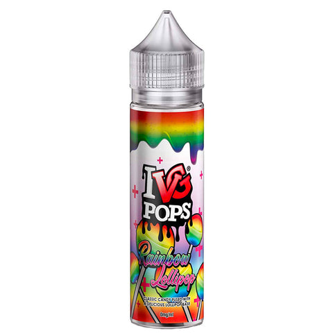 IVG ELiquid Pops Rainbow Lollipop 0mg 50ml