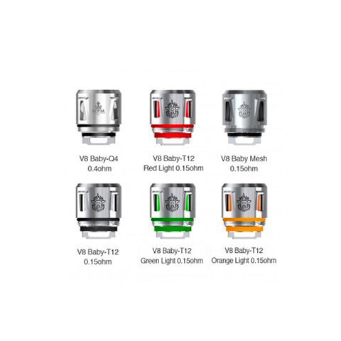 Smok TFV8 Baby Coils  5 Pack [T12 Core] LED