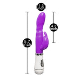 Slim GSpot Twelve Speed Rabbit Vibrator Purple