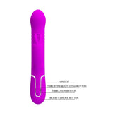 Pretty Love Coale Rechargeable Rabbit Vibrator