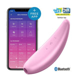 Satisfyer App Enabled Curvy 3 Plus Clitoral Massager Pink