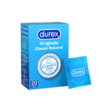 Durex Originals Classic Natural Condoms 20 Pack