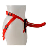 Sophias Red Rider Strap On Dildo