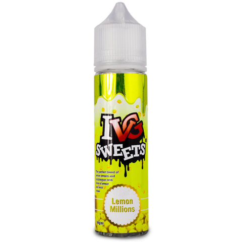 IVG ELiquid Sweets Lemon Millions 0mg 50ml