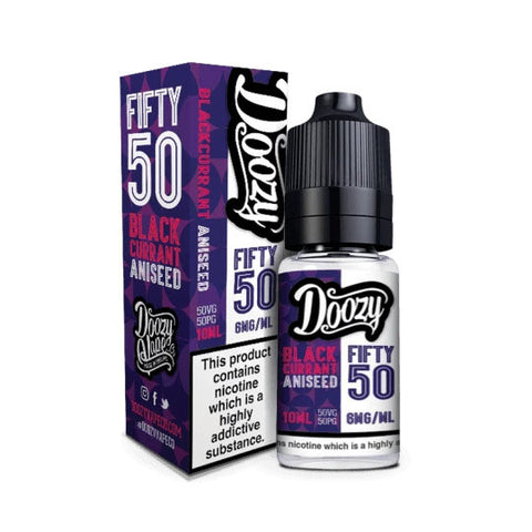 Doozy Vape Fifty 50 Blackcurrant Aniseed 6mg