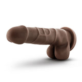 Dr Skin Realistic Cock Basic 7 Inch  Chocolate Dildo