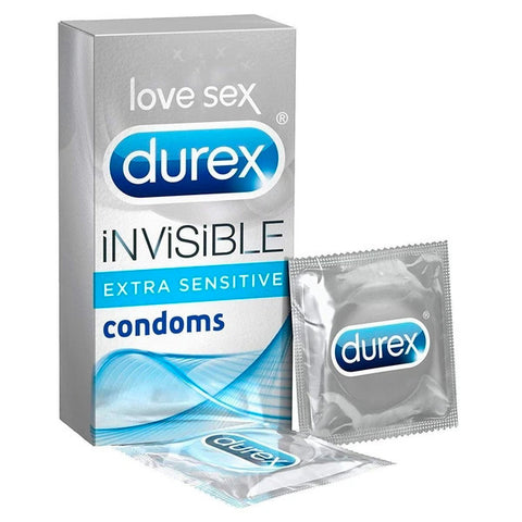 Durex Invisible Extra Sensitive Condoms 6 Pack