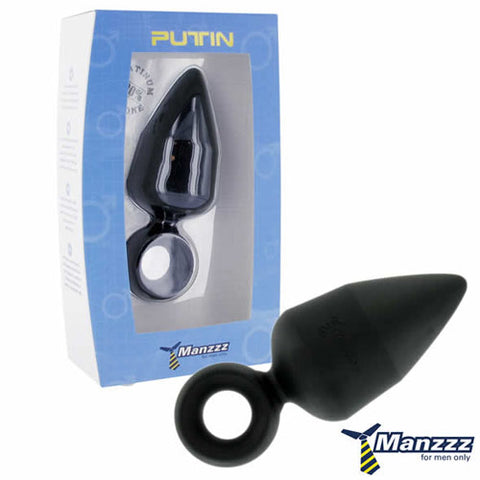 ManzzzToys  Putin Black Butt Plug