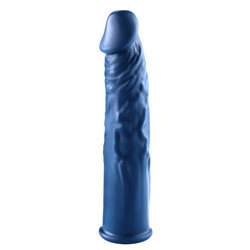 1-Inch Length Extender Penis Sleeve - Embrace Sensational Bliss in Blue!